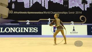 RUPRECHT Nicol AUT  2014 Rhythmic Worlds Izmir TUR  Qualifications Hoop [upl. by Inaniel]