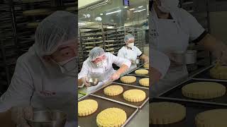 Why Are Mooncake Factory Workers So Happy At Work food mooncake cake [upl. by Marmaduke624]