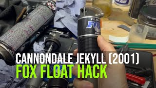 Cannondale Jekyll retro shock hack [upl. by Eldwen623]