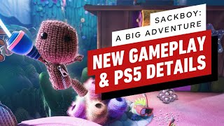 Sackboy A Big Adventure  New PS5 PS4 Gameplay Details [upl. by Acinot]