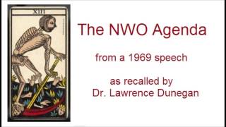 The NWO Agenda  as revealed by Dr Richard Day in 1969 [upl. by Fey]