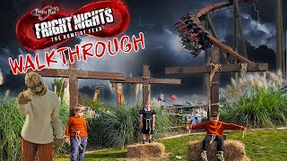 Fright Nights Full Walkthrough at Thorpe Park Oct 2023 4K [upl. by Dewey909]