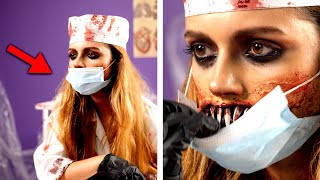 6 Scary Halloween Makeup and DIY Costume Ideas [upl. by Nyral]