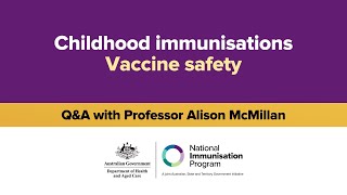 Childhood immunisations – vaccine safety [upl. by Edik]