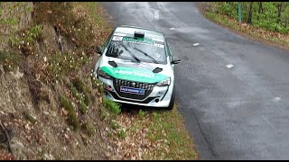 Rallye de Lozere 2023 Crash Show Mistakes [upl. by Rukna]