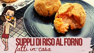 Suppli di riso al forno fatti in casa [upl. by Weld]