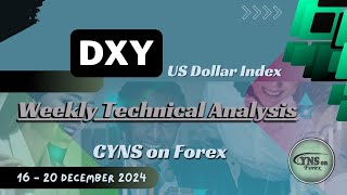 DXY  US Dollar Weekly Technical Analysis for 16  20 December 2024 by CYNS on Forex [upl. by Alle]