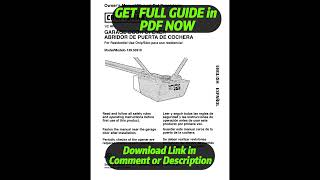 DIAGRAM Craftsman 1 2 Hp Garage Door Wiring Diagram [upl. by Harahs769]