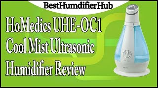 HoMedics UHEOC1 Cool Mist Ultrasonic Humidifier Review [upl. by Tosch]