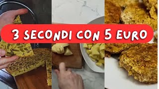 3 secondi piatti veloci con di 5 euro [upl. by Khano]