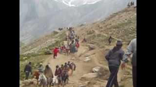 On the way to panjtarni 2  Baba Amarnath Yatra [upl. by Walkling]