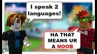 ROBLOX Trolling at Meep City 2 [upl. by Anerac]