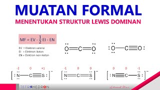 MUATAN FORMAL dan Cara Menentukan Struktur Lewis yang Dominan [upl. by Aiotal]