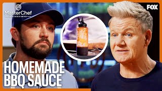 Gordon Ramsay Takes Home Chef’s BBQ Sauce  MasterChef [upl. by Alli]