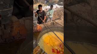 Natural jaggery making process from scratch shorts [upl. by Fabiola649]