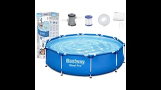 Bestway swimming STEEL PRO pool set up [upl. by Lorant]