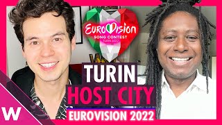 Turin is Eurovision 2022 host city 🇮🇹 [upl. by Roobbie]