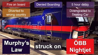 Murphy’s Law struck on ÖBB Nightjet train Berlin  Paris with denied boarding and downgrade [upl. by Iolanthe]