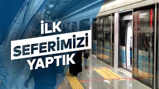 MECİDİYEKÖY MAHMUTBEY METROSU İLK SEFERİNİ YAPTI [upl. by Annadroj]