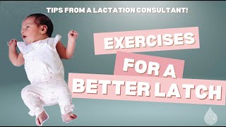 EASY exercises to help your baby take a DEEP LATCH [upl. by Avot872]