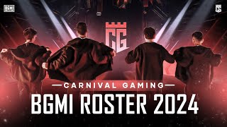 TEAM CARNIVAL BGMI ROSTER  THE BEGINNING [upl. by Anialeh312]