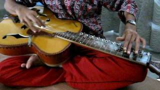 Indian style slide guitar Manish Pingle [upl. by Ahseret]