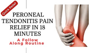 Quick Relief from Peroneal Tendonitis with these 5 Easy Stretches A Follow Along Routine [upl. by Kama858]