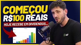 GARÇOM COMEÇOU COM 100 CONTO HOJE RECEBE MUITOS DIVIDENDOS  COMO ELE FEZ ISSO  Fabio Baroni [upl. by Mihsah]