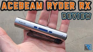 Acebeam Ryder RX Review Nichia 219F Fidget Toy Flashlight 14500 [upl. by Hege726]