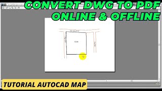 Convert DWG to PDF Online Atau Offline Membuat File PDF Dari Gambar AutoCAD [upl. by Eekram]