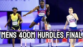 BENJAMIN VS WARHOLM EPIC BATTLE FOR GOLD IN 400M HURDLES FINAL [upl. by Ahsinyar]