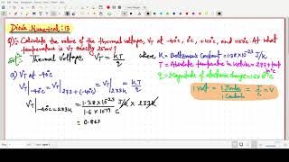 Diode Numerical 13  Microelectronics Circuits [upl. by Ieso322]