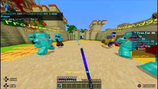 Cubecraft FFA War on Beach Old Summer Map [upl. by Nahallac5]