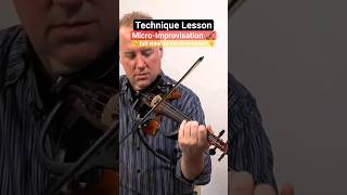 Top Tips For Violin Improvisation  Microimprovisation shorts [upl. by Anirtap]