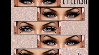 CHARM eyelash mesh self editing  Second Life [upl. by Griseldis]