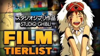 Studio Ghibli Movie Tier List [upl. by Clementius]