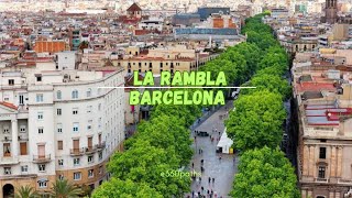 A Walk Through LA RAMBLA BARCELONAs Most Iconic STREET [upl. by Hurlee]