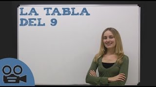 Aprender la tabla de multiplicar del 9 [upl. by Edivad]