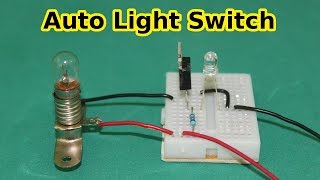 Automatic On Off Light Switch with Phototransistor [upl. by Madid]