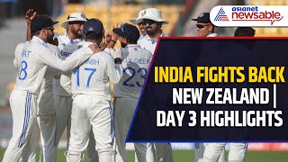 India vs New Zealand 1st Test Day 3 Highlights  Virat Kohli Fights Back  IND vs NZ [upl. by Yanej]