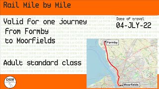 Formby to Moorfields  🚇 Rail Mile by Mile [upl. by Ecilahs84]