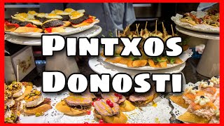 Descubre LOS MEJORES PINTXOS DE SAN SEBASTIAN DONOSTIA [upl. by Domonic213]