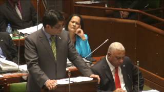 Fijian Minister for Finance Hon Aiyaz SayedKhaiyum announces 20162017 Budget Part 3 [upl. by Philemol]