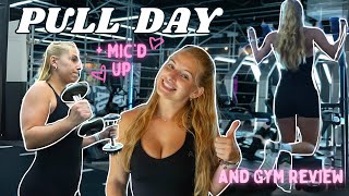 MICD UP PULL DAY WORKOUT CHARLOTTE GYM REVIEW  WORKOUT WITH ME [upl. by Far769]