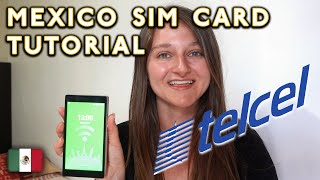 Getting a SIM card in Mexico Telcel  Mexico Travel 2022 [upl. by Oesile286]