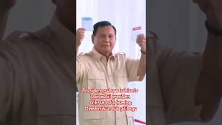 Presiden prabowo dan wakil presiden gibran memberikan hak pilihnya pada pilkada serentak 27112024 [upl. by Noterb]