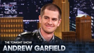 Andrew Garfield Performs SpiderMan Theme Song Says He Had Nightmares About Saturday Night Live [upl. by Rovert]