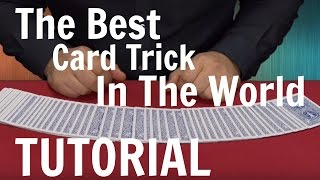 The Best Card Trick in the World Tutorial  Card Magic Tricks [upl. by Cocks]