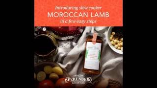 Beerenberg Slow Cooker Sauces – Moroccan Lamb [upl. by Neona]