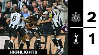 Newcastle United 2 Tottenham Hotspur 1  Premier League Highlights [upl. by Analad]